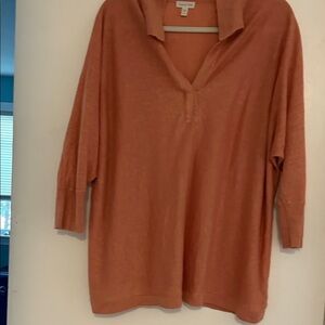Garnet Hill Terracotta Tunic